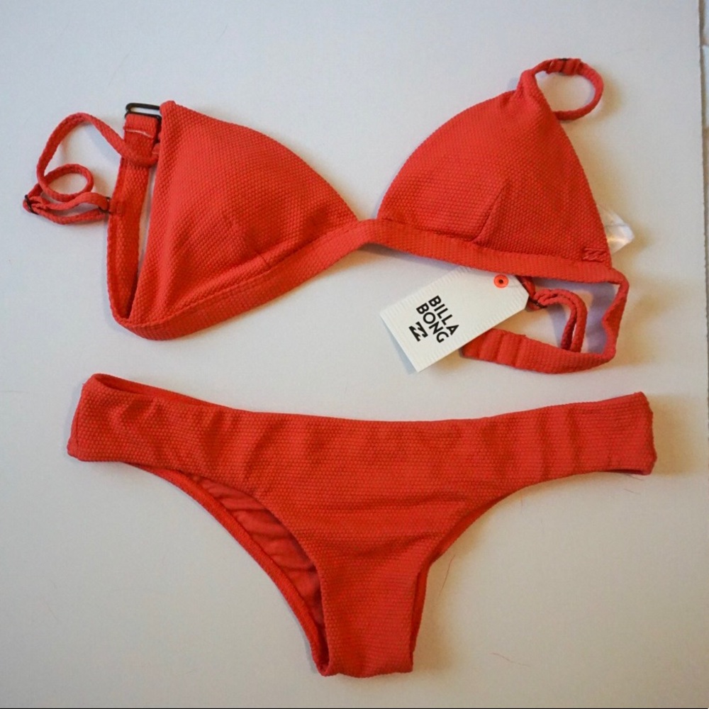 Billabong NWT Orange Swimsuit size Medium